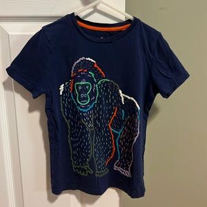 Mini Boden stitched gorilla t-shirt